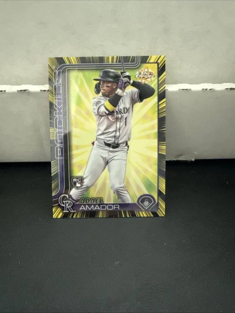 2025 Topps Chrome Baseball Radiating Rookies SSP Adael Amador RC Rockies